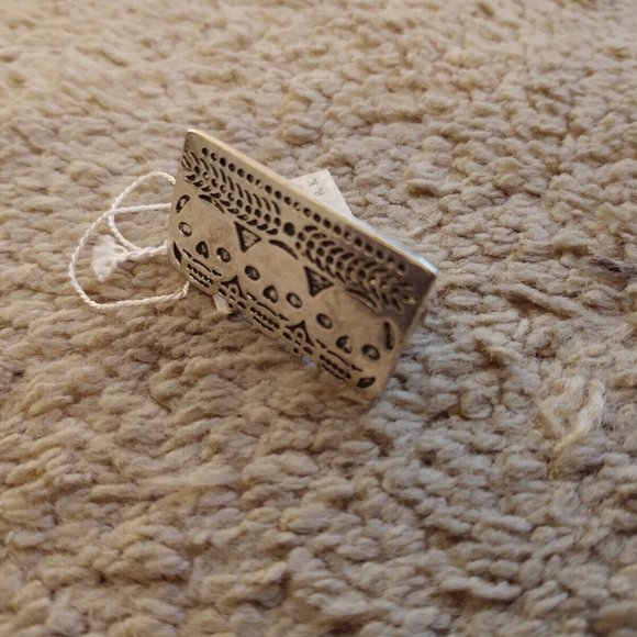 Pamela Love Dia De Los Muertos Double Silver Ring - Picture 3 of 7